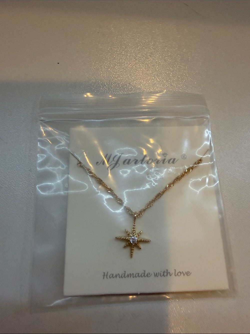 Gold Starburst Necklace - Gold